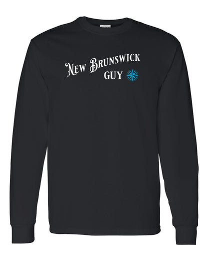 New Brunswick Guy blue Full Long Sleeve Tee