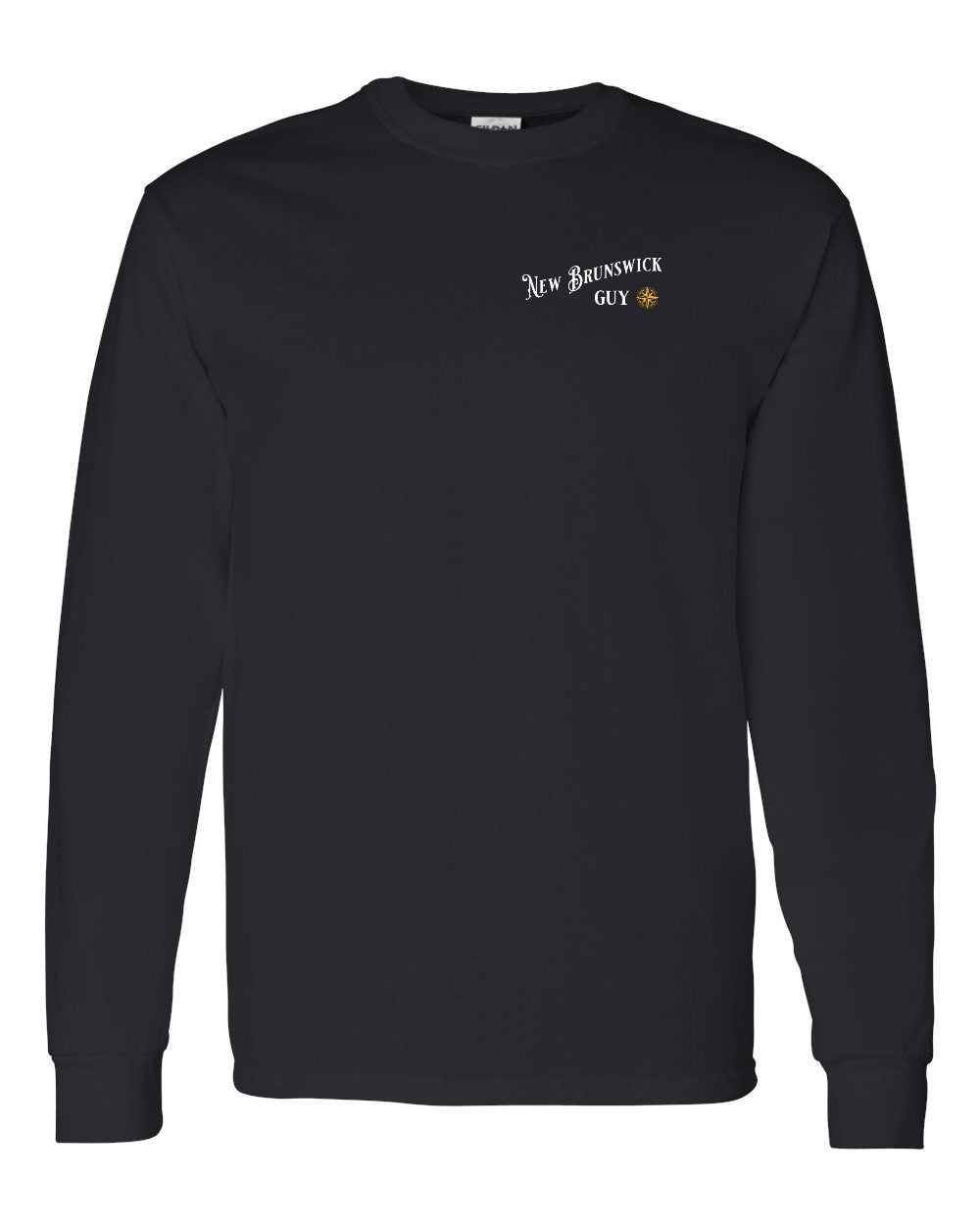 NB Guy Yellow Compass Left Chest Long Sleeve Tee - Unisex