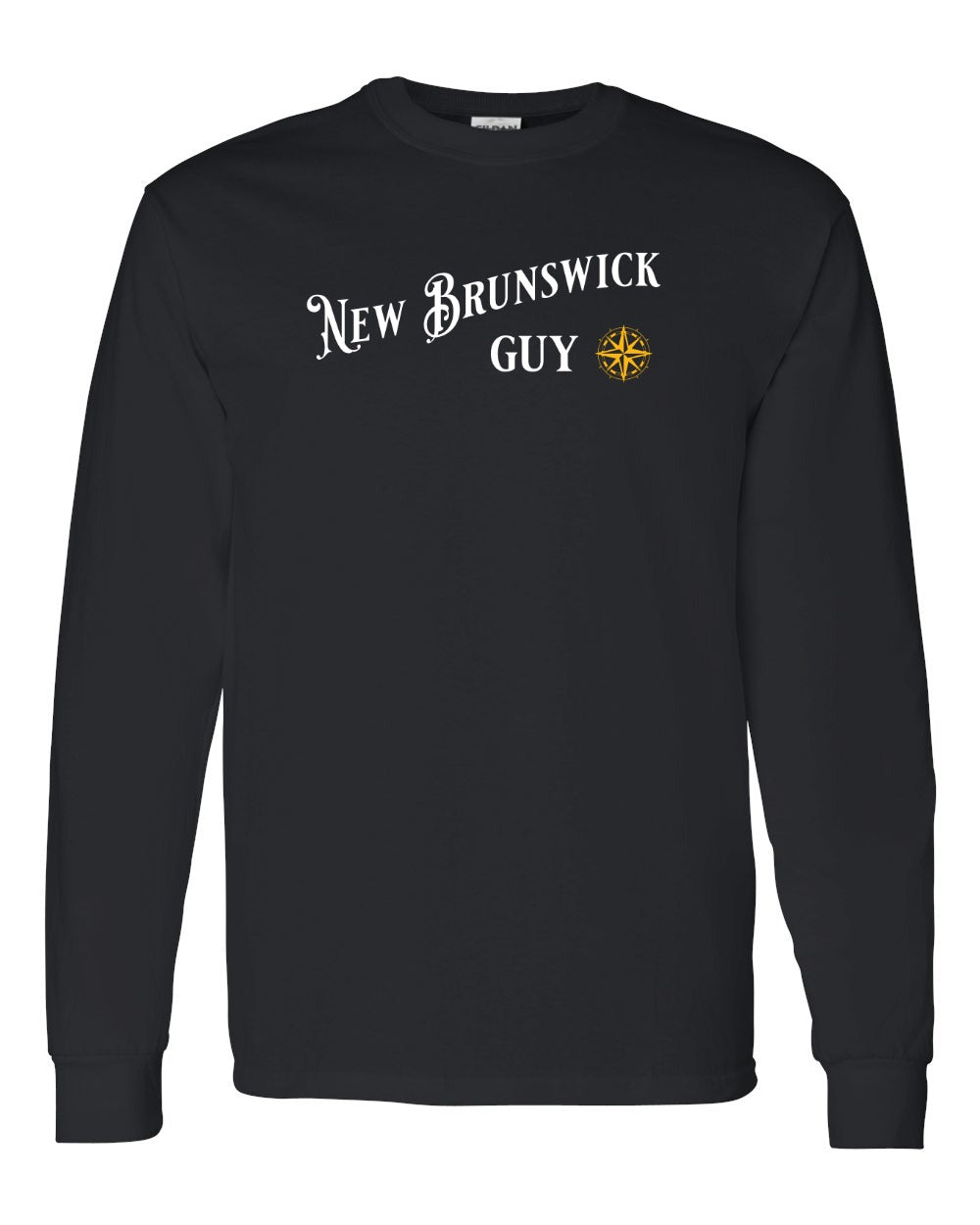 NB Guy Yellow Compass Long Sleeve Tee - Unisex