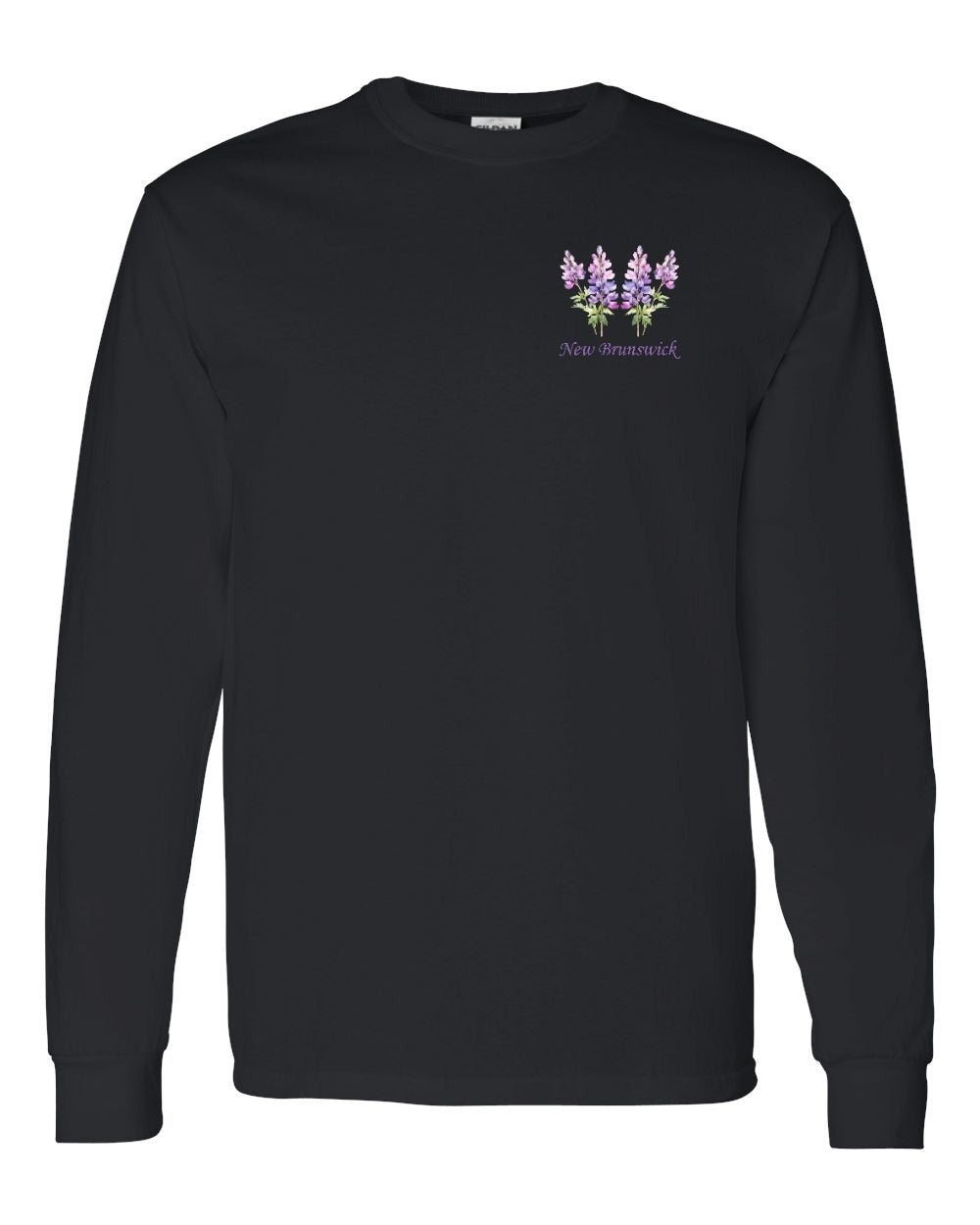 New Brunswick Lupins Left Chest Long Sleeve Tee