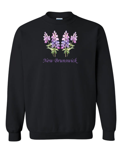 New Brunswick Lupins Full Crewneck Sweatshirt