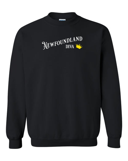 Newfoundland Diva Full Crewneck Sweatshirt