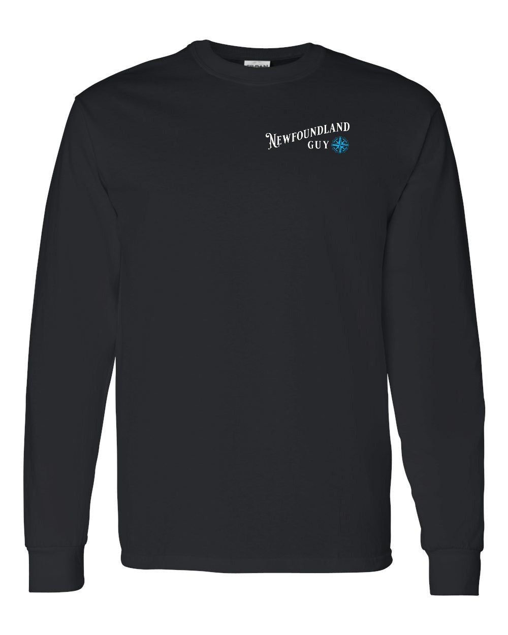 NFLD Guy Blue Left Chest Long Sleeve - Unisex