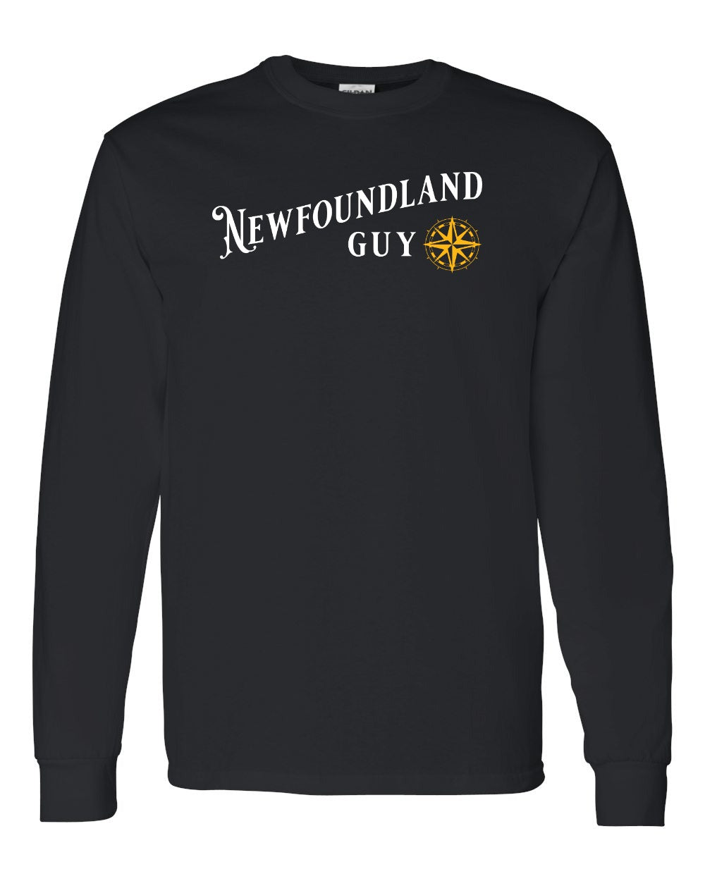 NFLD Guy Yellow Compass Long Sleeve - Unisex