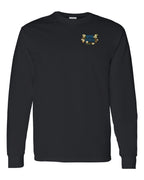 NS Flowers Left Chest Long Sleeve Tee - Unisex