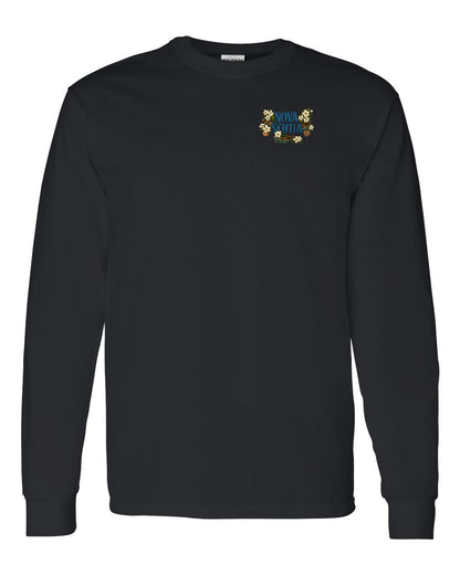 Nova Scotia Flowers Left Chest Long Sleeve Tee