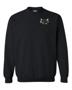NS Flowers Left Chest Crewneck Sweatshirt - Unisex