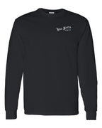 NS Girl Tartan Heart Left Chest Long Sleeve Tee - Unisex