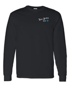 NS Guy Blue Left Chest Long Sleeve Tee - Unisex