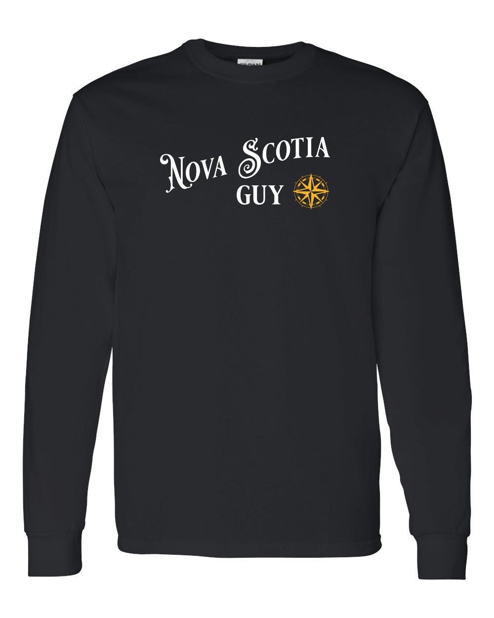 NS Guy Yellow Compass Long Sleeve Tee - Unisex