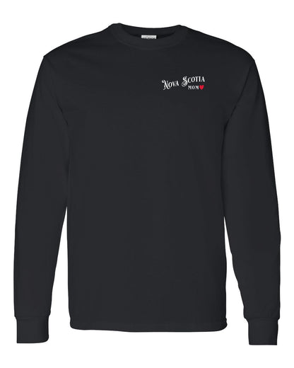 Nova Scotia Mom Left Chest Long Sleeve Tee