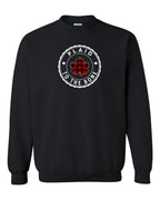 Plaid to the Bone Circle Leaf Crewneck Sweatshirt - Gildan Canada (sewn Internationally) - Unisex