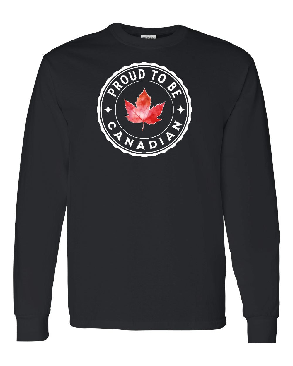 Proud to be Canadian Leaf Long Sleeve - Gildan Canada (sewn Internationally) - Unisex