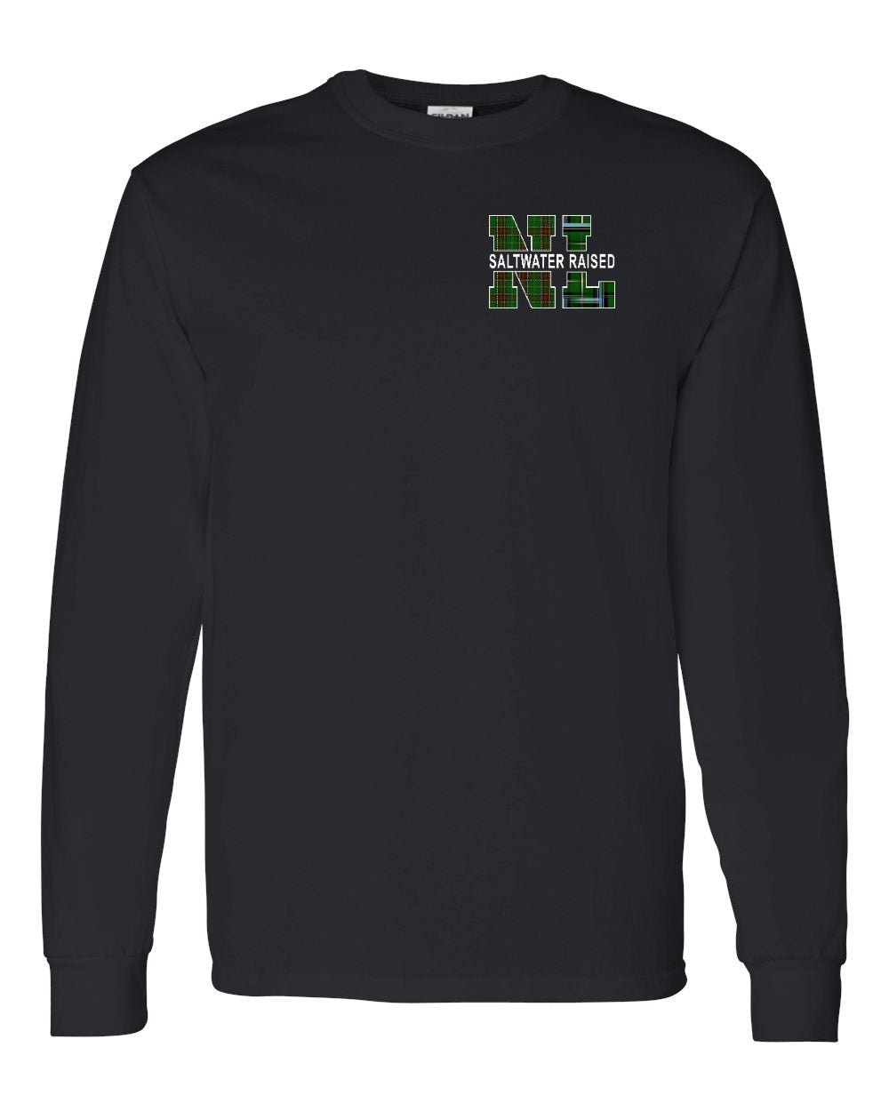 NFLD and Labrador Saltwater Left Chest Long Sleeve Tee - Unisex