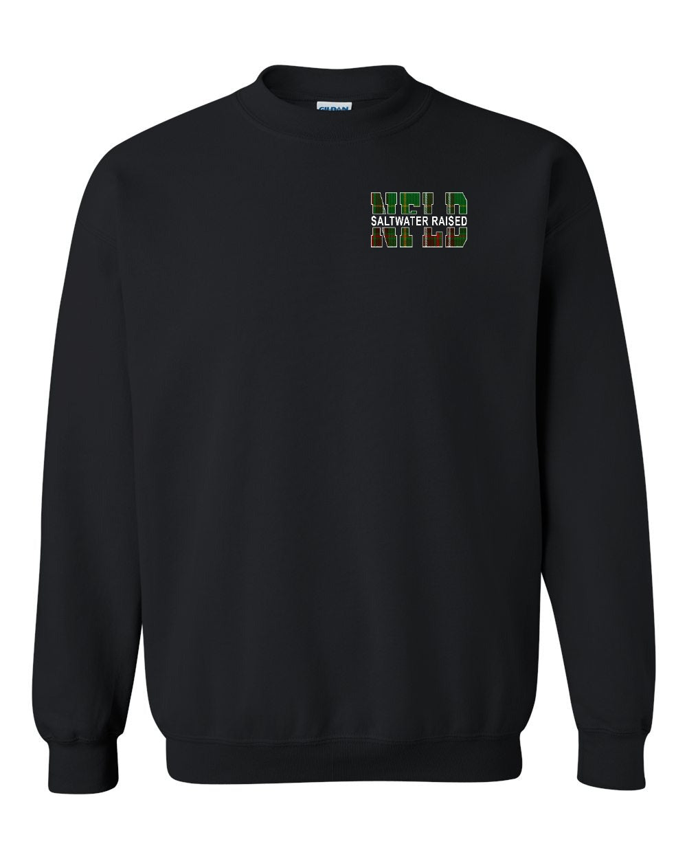 Newfoundland Saltwater Raised Left Chest Sweatshirt Printed NOT STITCHED