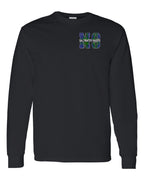 Saltwater Raised NS Left Chest and Back Long Sleeve Tee - Unisex