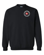 Born and Raised Saskatchewan Left Chest and Back Crewneck Sweatshirt - Gildan Canada (sewn Internationally) - Unisex