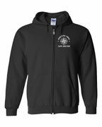 Maritime Swag CB Compass Left Chest Zip Hoodie - Unisex
