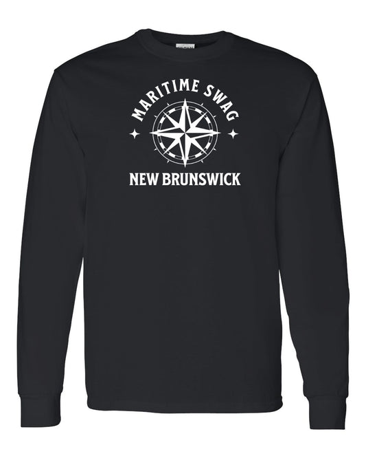 Maritime Swag New Brunswick Compass Full Long Sleeve Tee