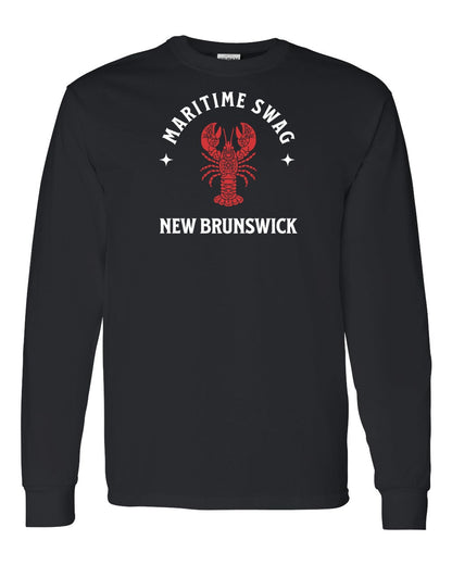Maritime Swag New Brunswick Mandala Red Lobster Full Long Sleeve Tee