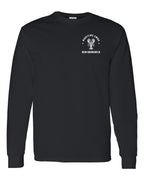 Maritime Swag NB Mandala white Lobster Left Chest and Back Long Sleeve Tee - Unisex