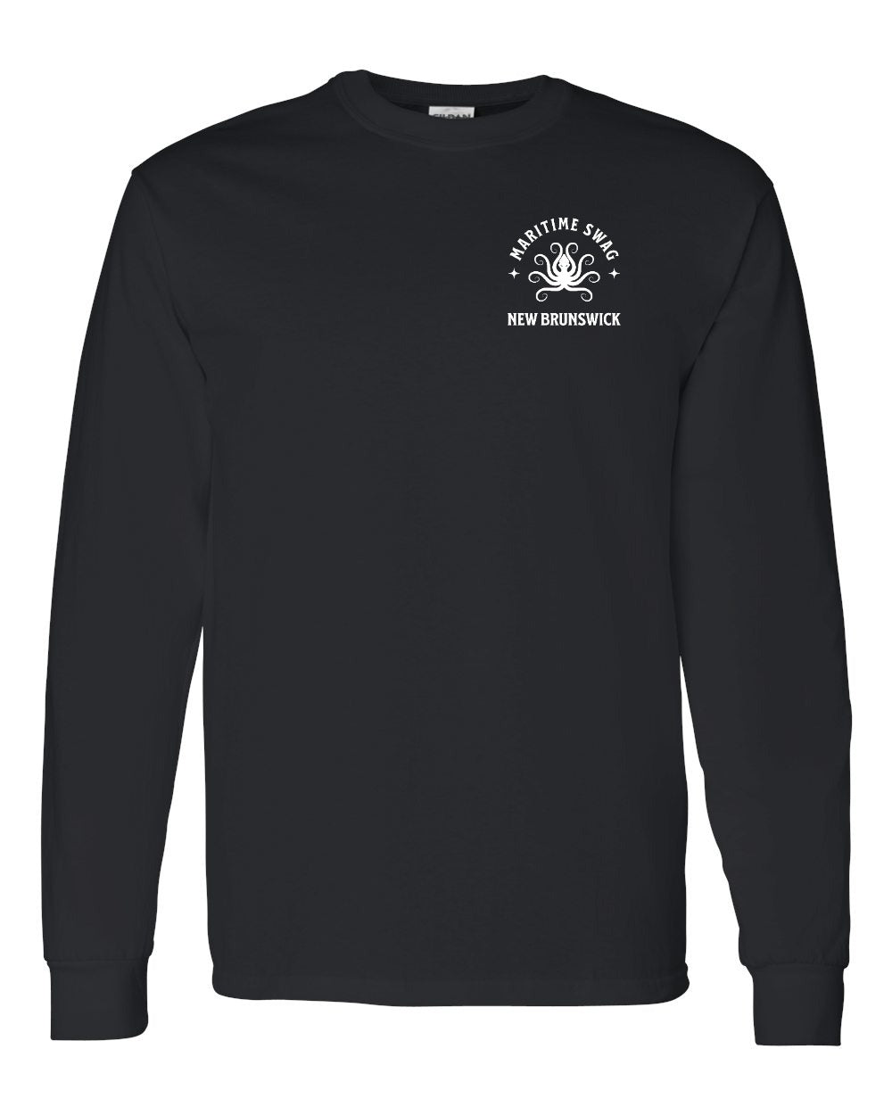 Maritime Swag NB Octopus Left Chest Long Sleeve Tee - Unisex