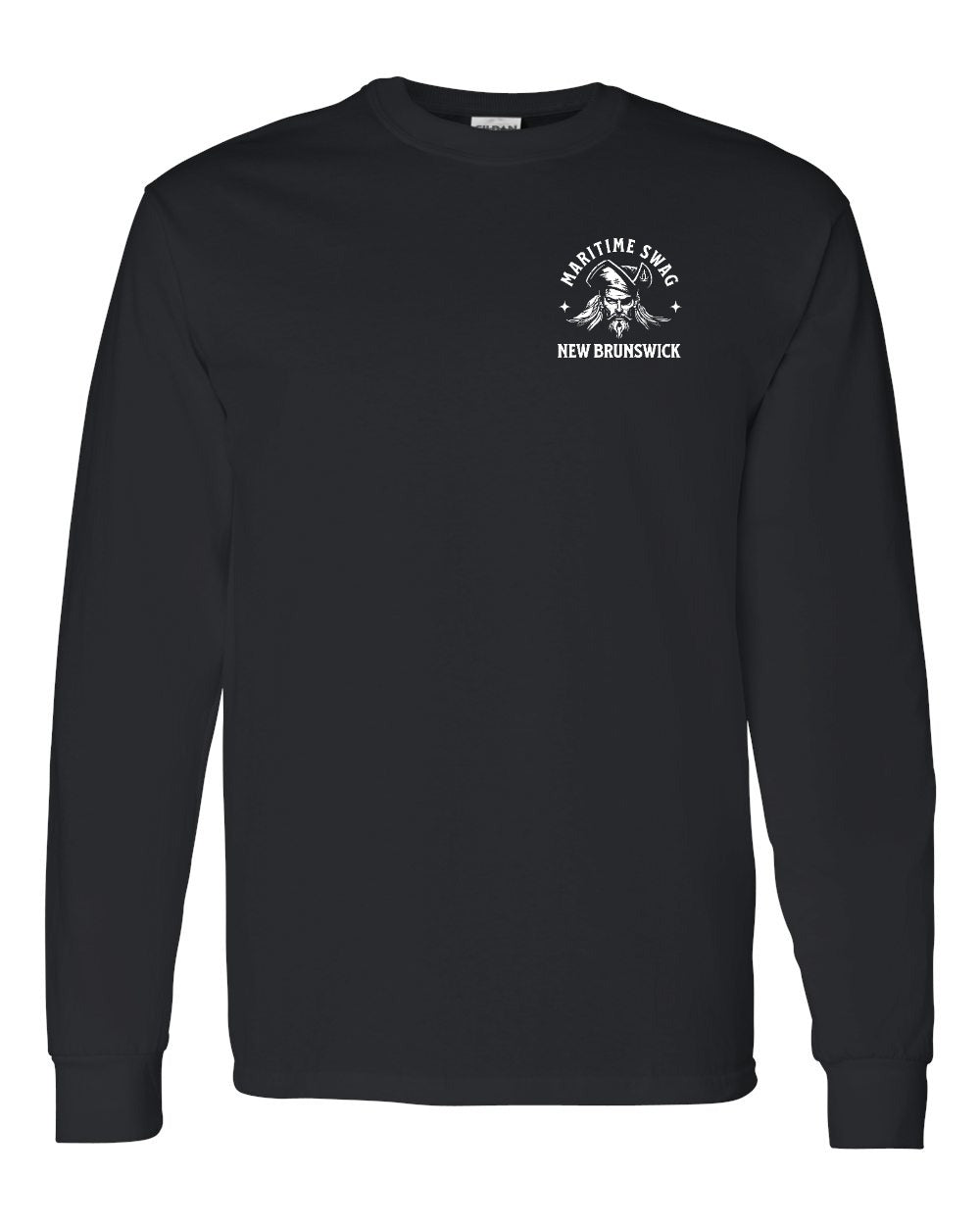 Maritime Swag NB Pirate Left Chest and Back Long Sleeve Tee - Unisex
