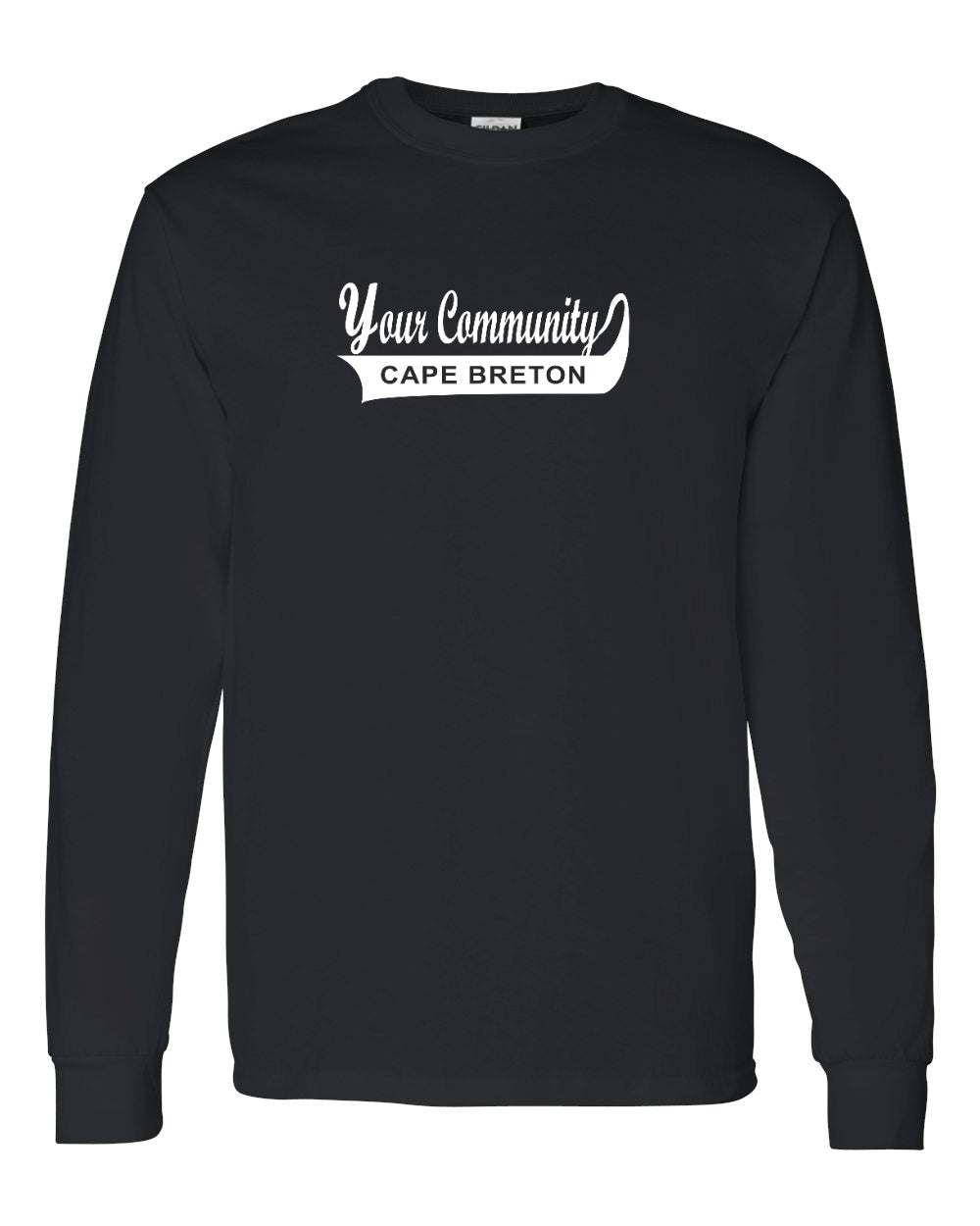 Custom Your Community Swoop (CB) Long Sleeve Tee - Unisex