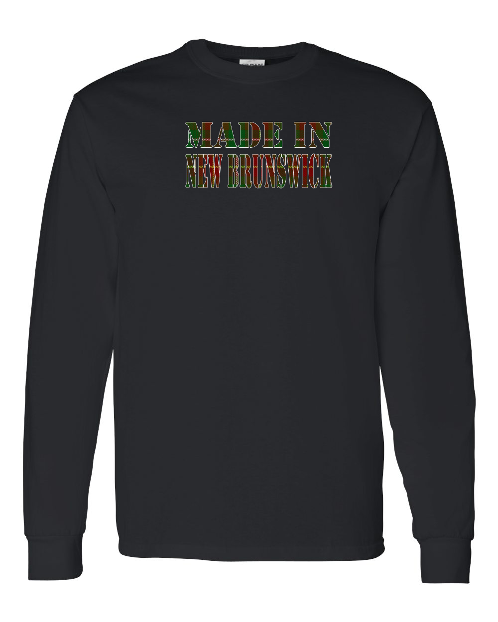 Made In NB ( Tartan Lettering) Long Sleeve Tee - Unisex