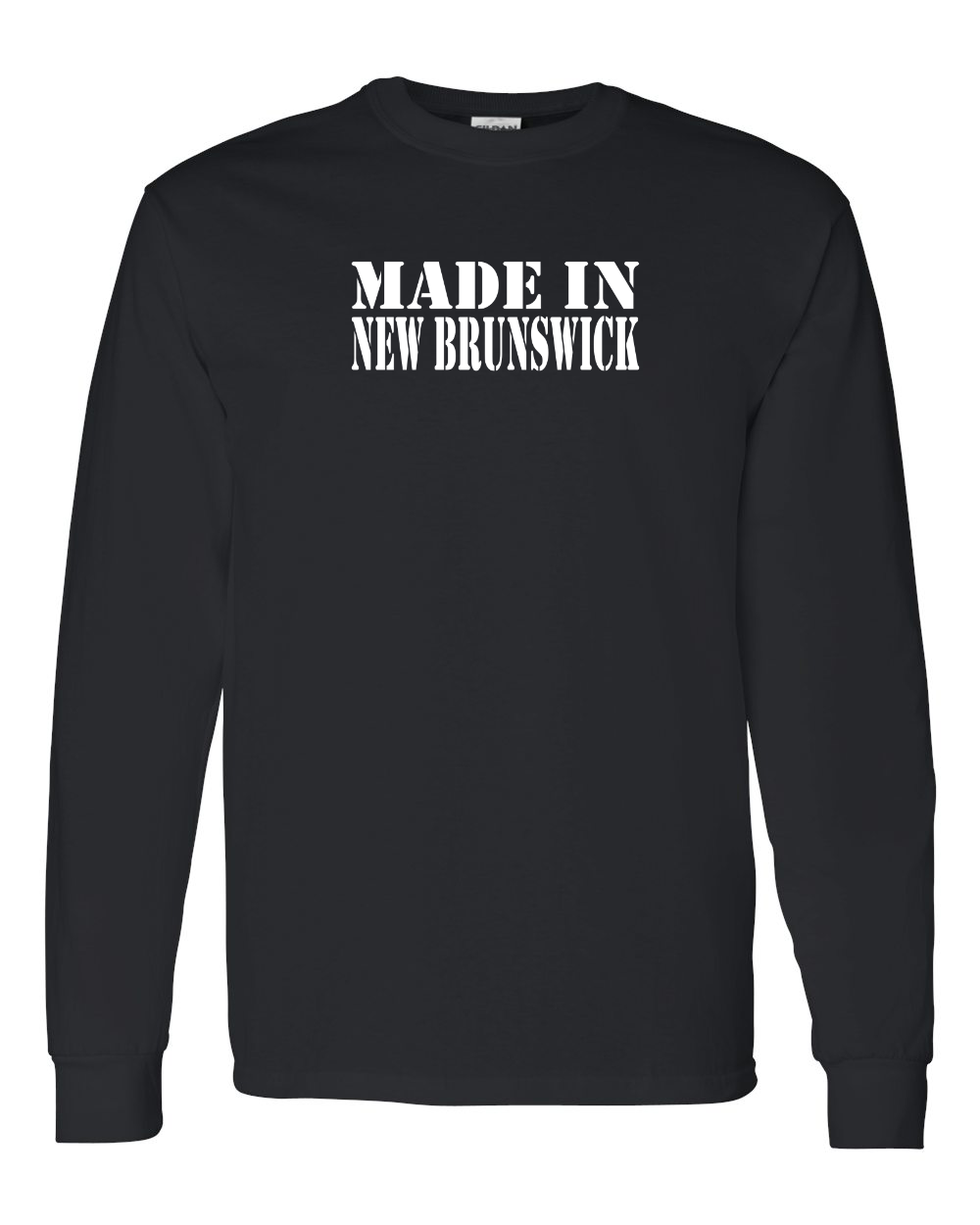 Made In NB ( White Lettering) Long Sleeve Tee - Unisex