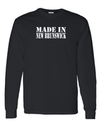 Made In NB ( White Lettering) Long Sleeve Tee - Unisex