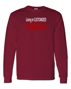 Living in Custom Made in NB Long Sleeve Tee - Unisex