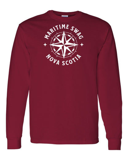 Maritime Swag Nova Scotia Compass Full Long Sleeve Tee