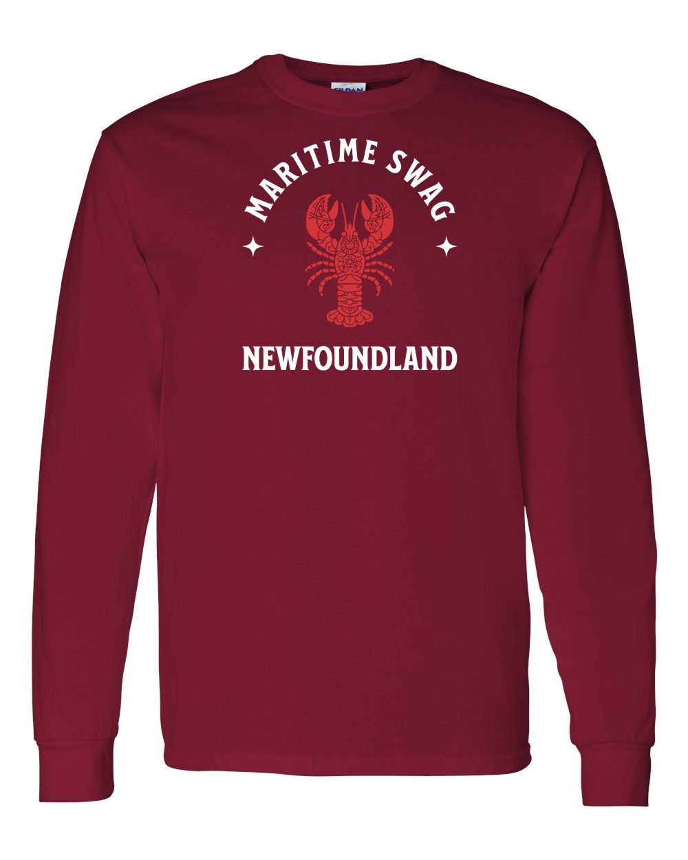 Maritime Swag Newfoundland Mandala Red Lobster Full Long Sleeve
