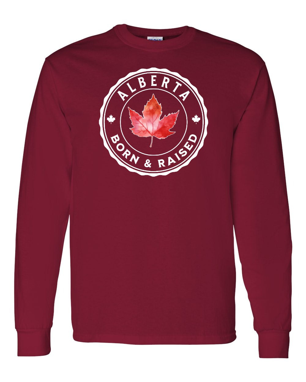 Born And Raised Alberta Long Sleeve - Gildan Canada (sewn Internationally) - Unisex