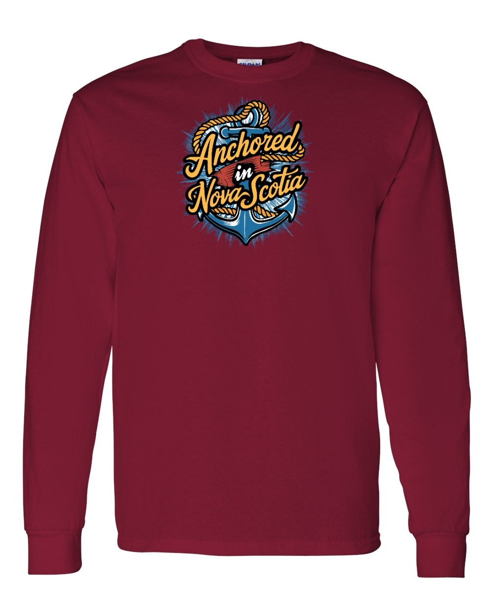 Anchored In Nova Scotia (Old Design) Full Long Sleeve Tee