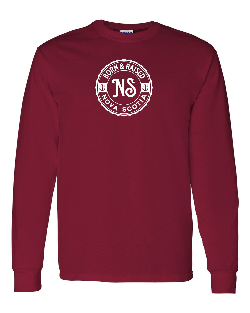 Born & Raised Nova Scotia Full Long Sleeve Tee