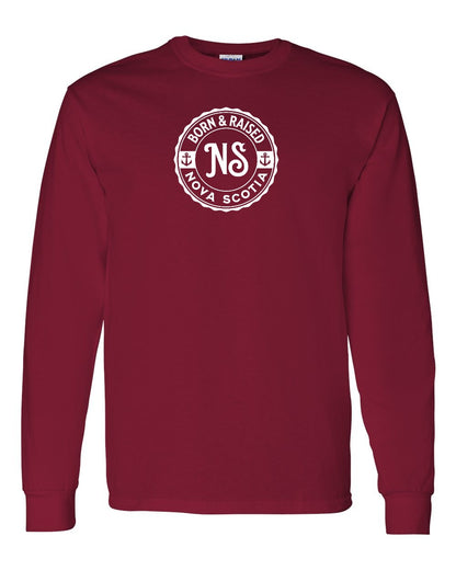 Born & Raised Nova Scotia Full Long Sleeve Tee