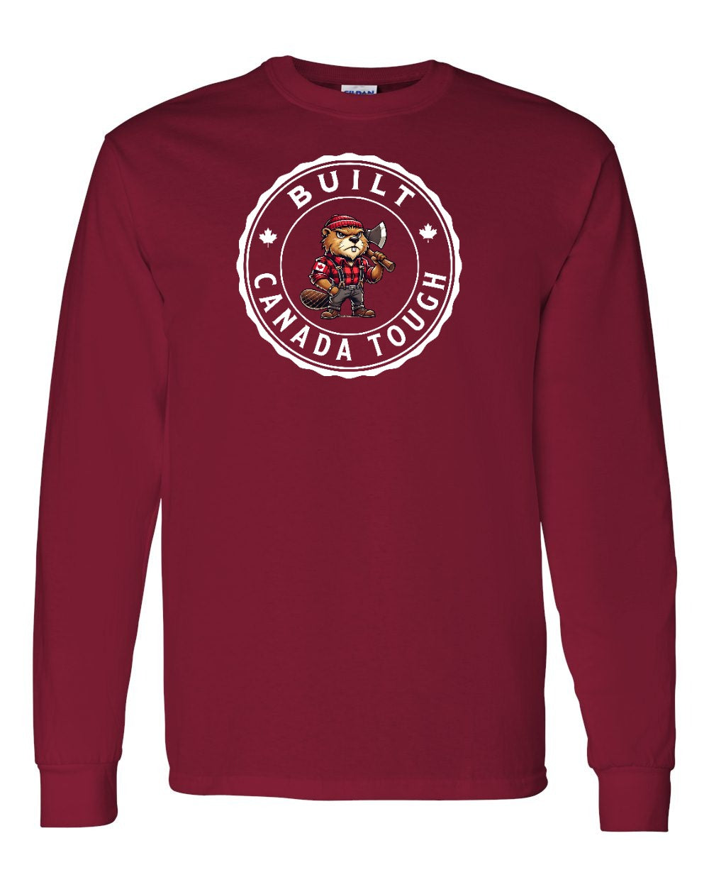 Built Canada Tough Male Beaver Long Sleeve - Gildan Canada (sewn Internationally) - Unisex
