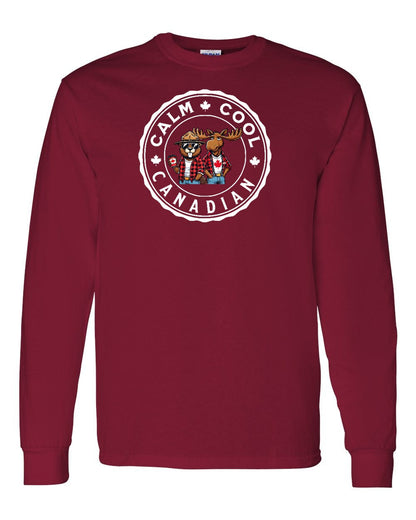 Calm Cool Moose and Beaver Full Long Sleeve