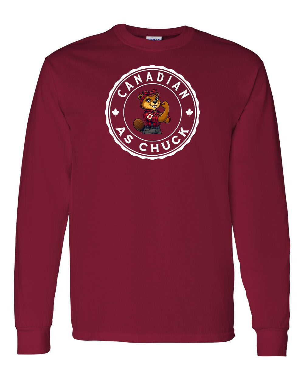 CDN as Chuck Rosie Flex Long Sleeve - Gildan Canada (sewn Internationally) - Unisex