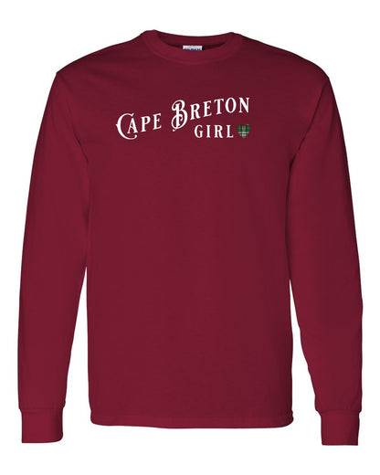 Cape Breton Girl Tartan Full Long Sleeve Tee