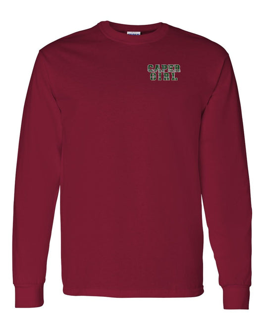 Caper Girl Left Chest Long Sleeve Tee