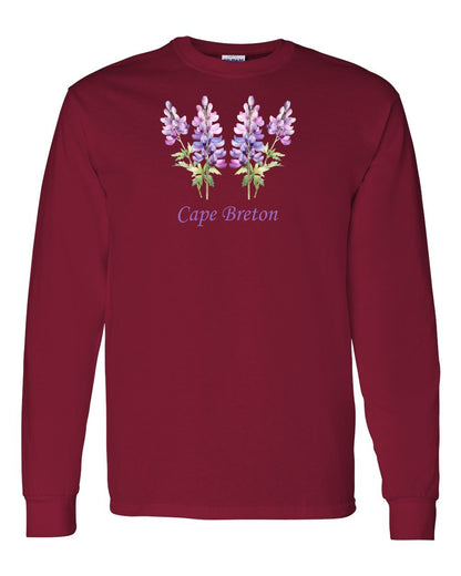 Cape Breton Lupin Full Long Sleeve Tee