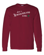 Just a NFLD Girl Tartan Long Sleeve - Unisex
