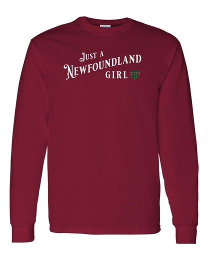 Just a Newfoundland Girl Tartan Full Long Sleeve