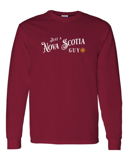 Just a Nova Scotia Guy yellow Full Long Sleeve Tee