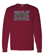 Made In NS ( Tartan Lettering) Long Sleeve Tee - Unisex