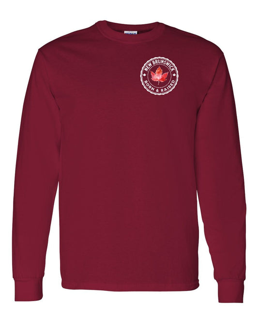 Born and Raised New Brunswick Left Chest Long Sleeve