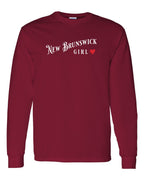 NB Girl Red Heart Long Sleeve Tee - Unisex